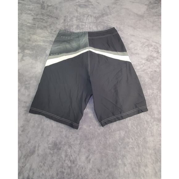 Oakley Size 36 Black Gray Board Shorts Surf Swim Trunks Men's Summer C26-31 - Picture 7 of 8